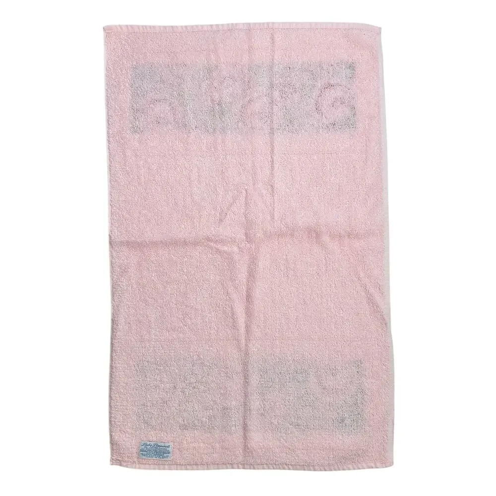 3/$20 Lady Pepperell Westpoint VTG Pink Floral USA Made Cotton Blend Hand Towel
